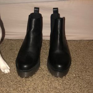 H&M platform booties